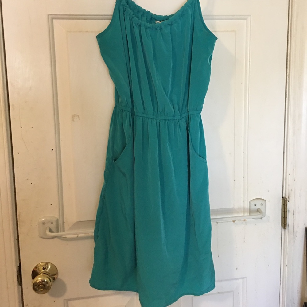 blue sundress